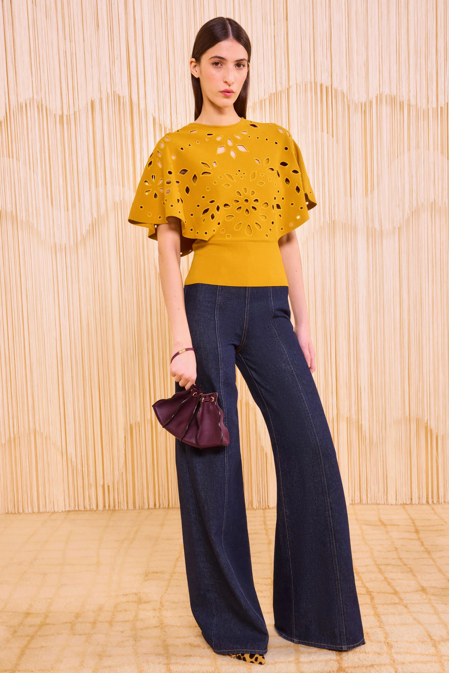 Adria Small Crossbody - Bordeaux - Image 7