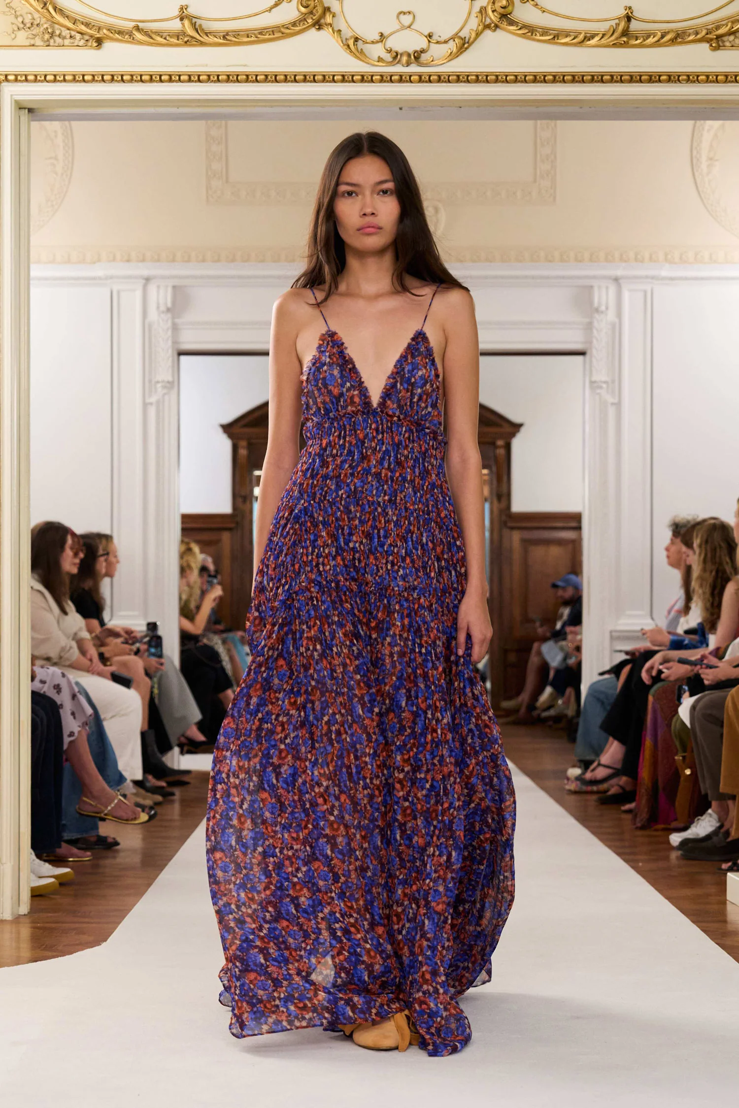 Atrani Silk Gown - Violet - Image 5