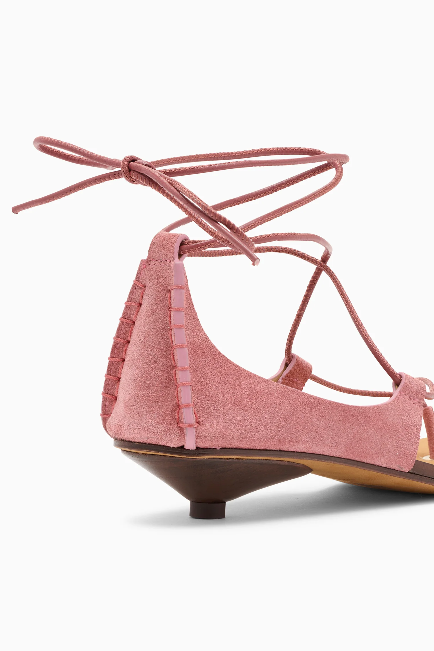 Aves Bare Kitten Heel Sandal - Fig - Image 3