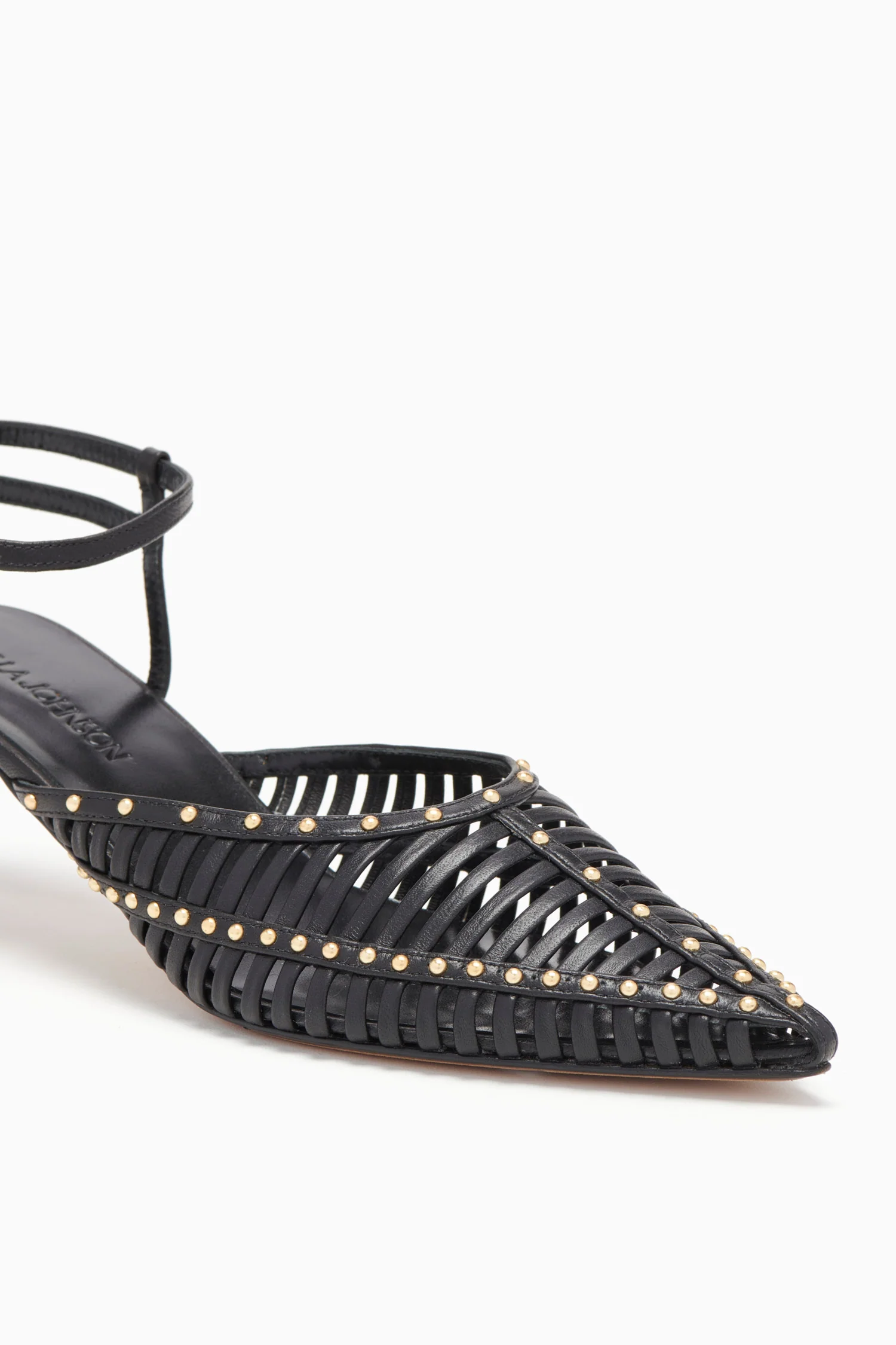 Francine Cage Kitten Heel - Noir - Image 3