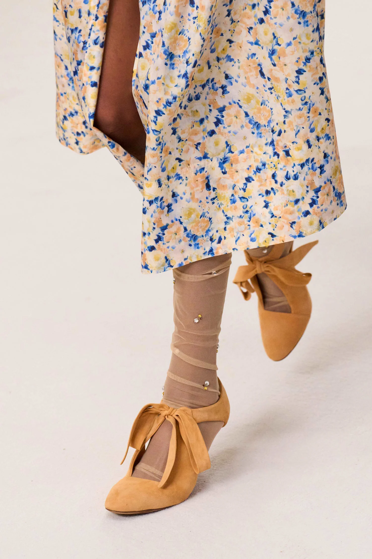 Ingrid Soft Bow Pump - Ginger - Image 6