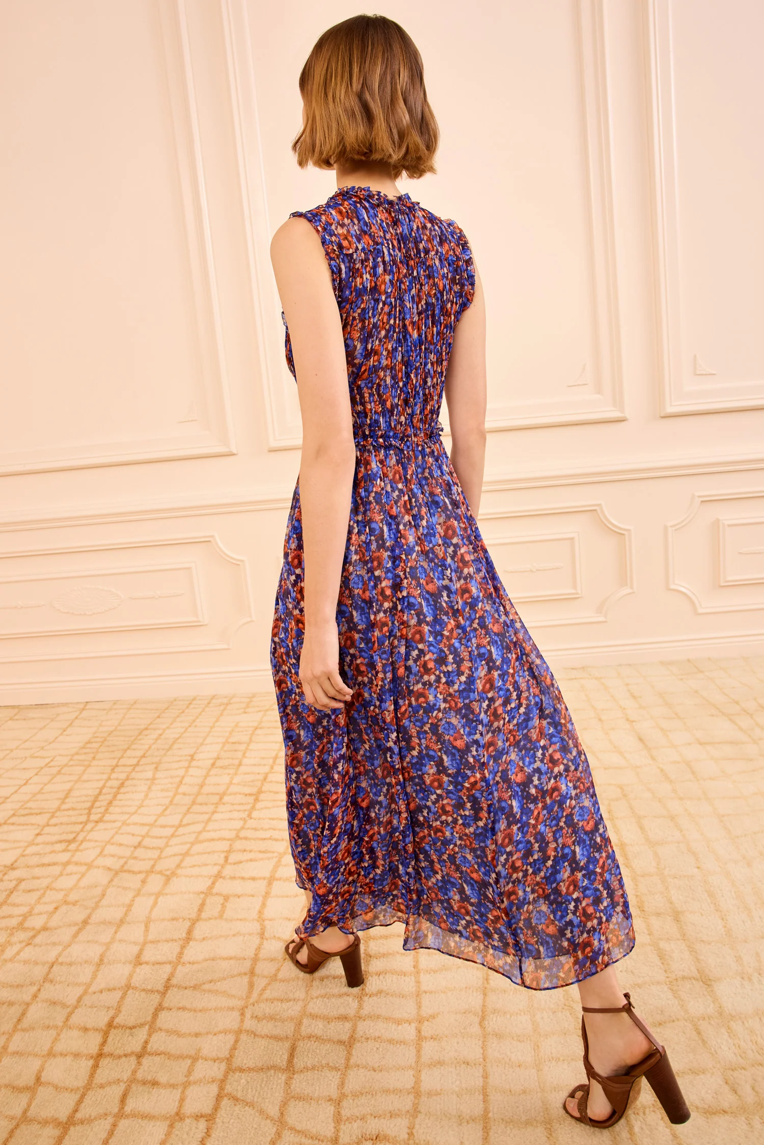 Kasia Silk Dress - Violet - Image 4