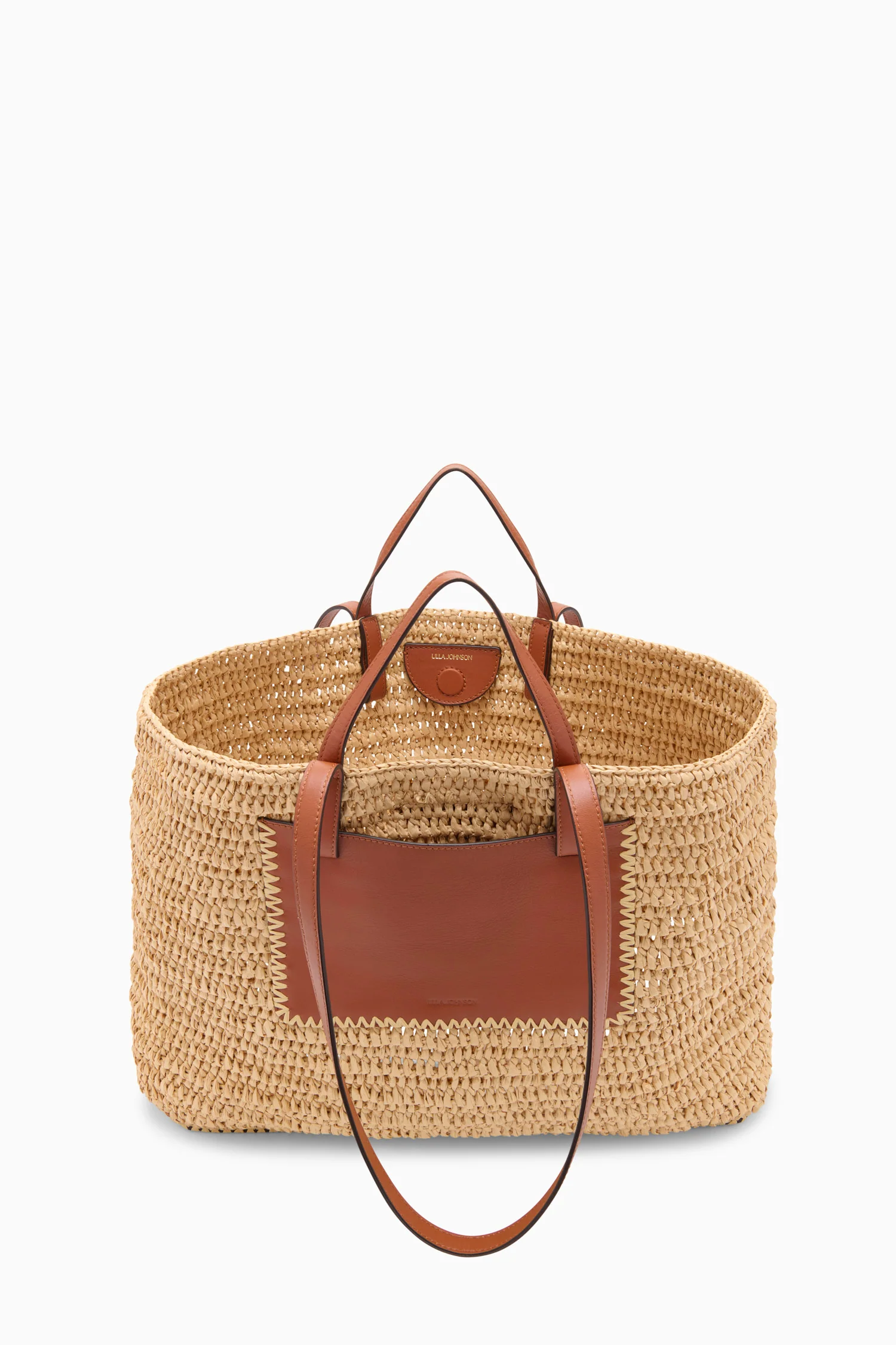 Lali Large Raffia Tote - Natural - Image 4