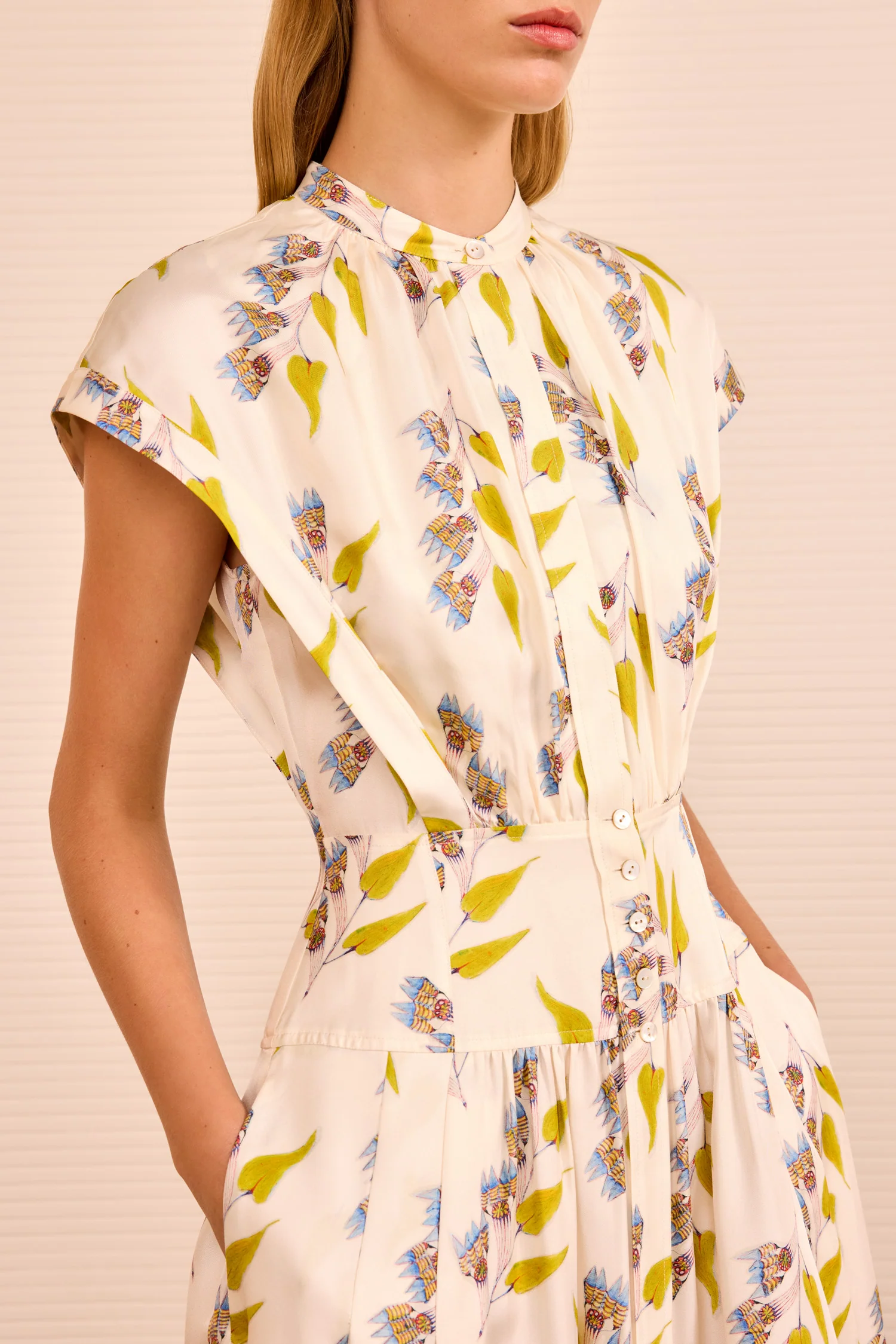 Lausanne Button Up Dress - Infinite Flower - Image 3