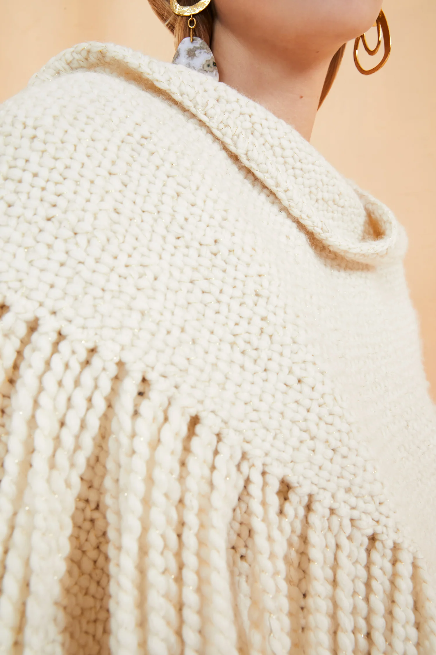 Martina Shawl - Cream - Image 3