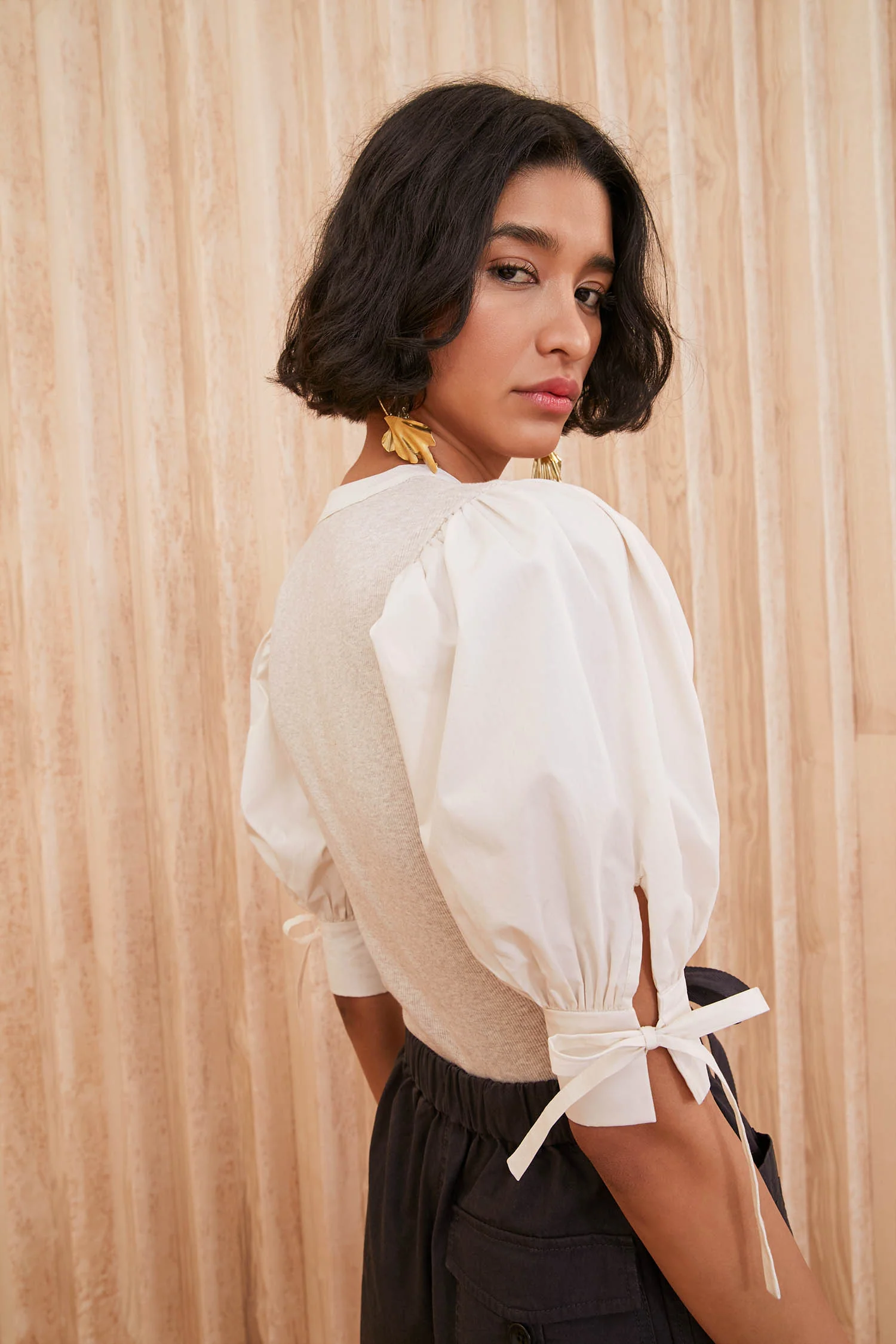 Pia Top - Oatmeal - Image 3