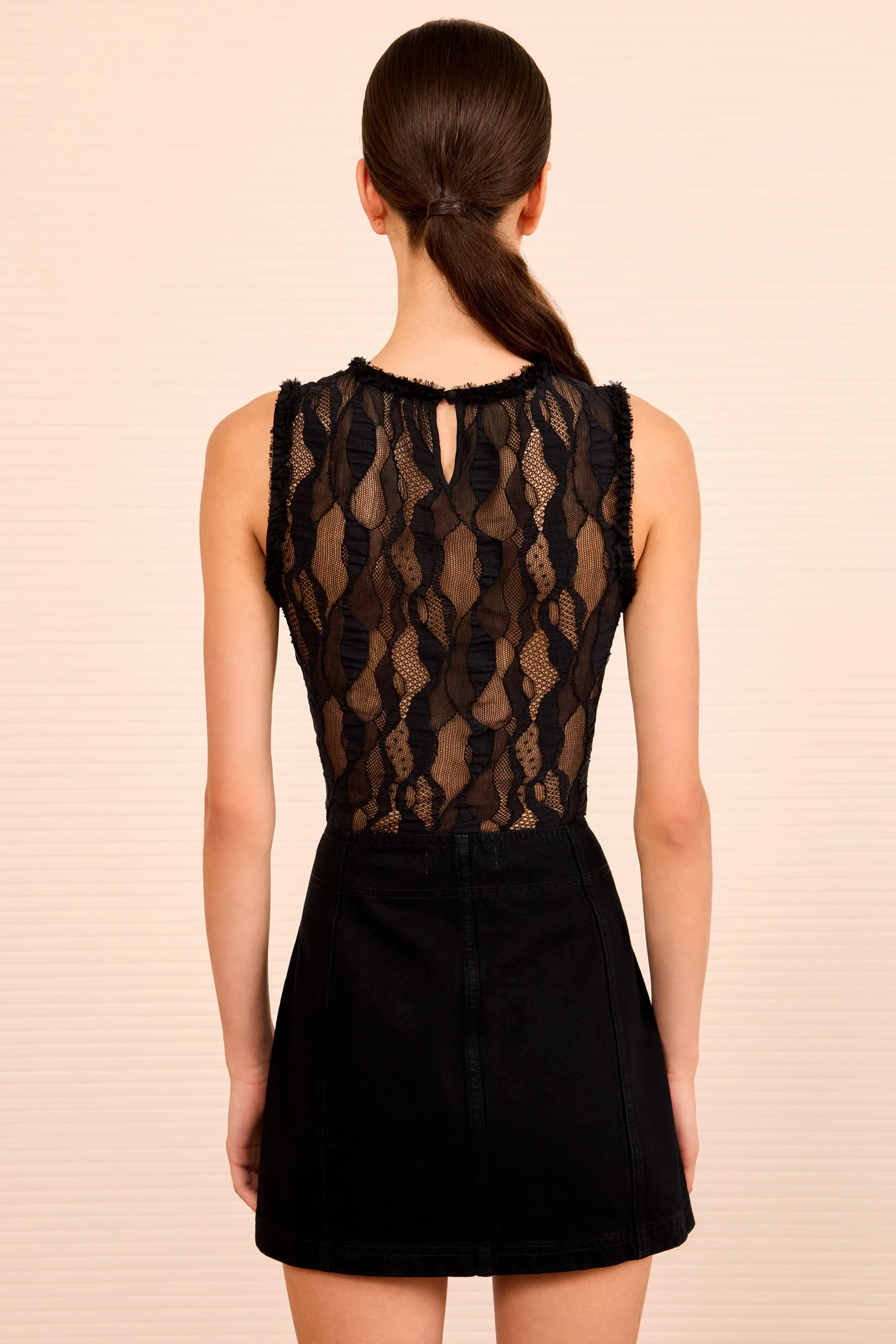 The Clara Mini Skirt - Noir - Image 5